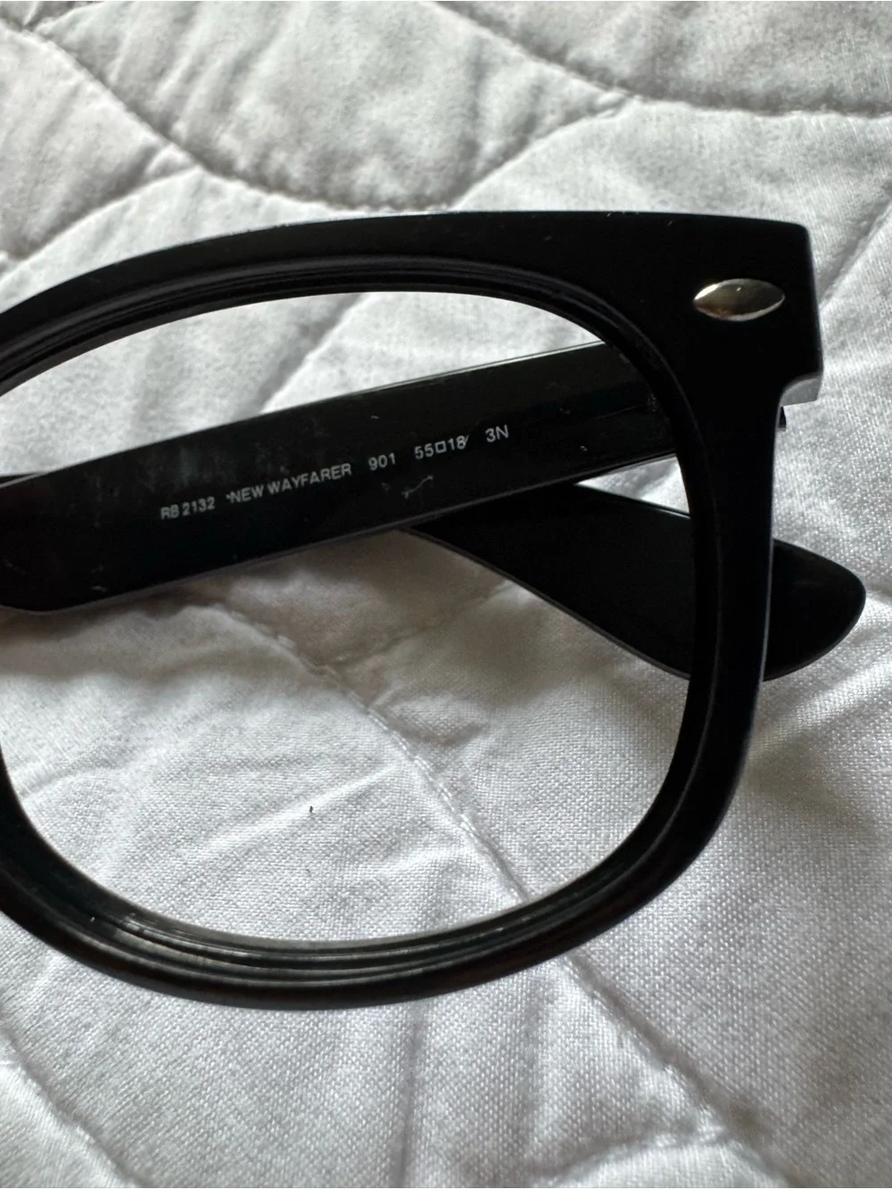 Ray-Ban New Wayfarer Black Gloss Acetate Frame